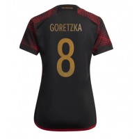 Tyskland Leon Goretzka #8 Fotballklær Bortedrakt Dame VM 2022 Kortermet